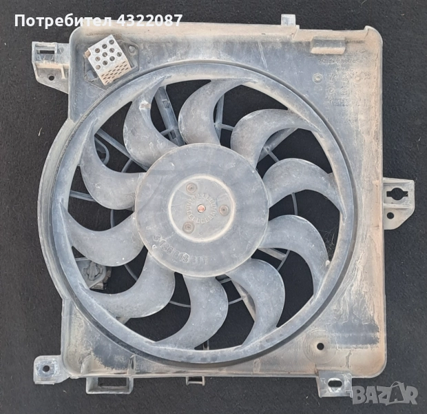 Перка охлаждане с дифузьор Опел Астра Opel Astra H 1.9 CDTI 150 к.с 2004-2010г., снимка 1
