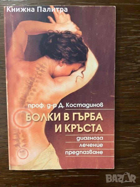Болки в гърба и кръста Диагноза. Лечение. Предпазване Димитър Костадинов, снимка 1