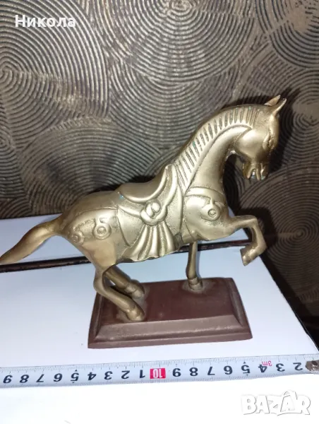 Кон  от месинг, снимка 1