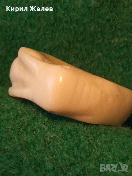 СТАРИНЕН СЛОНОВА КОСТ ПРЪСТЕН СЛОНЧЕ ЮВЕЛИРНА РЪЧНА АРТ ИЗРАБОТКА УНИКАТ АРТ-ДЕКО 21710, снимка 1