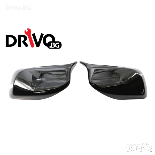 Гаранция! Нови Черни Batman Капаци за Огледала за BMW E60 E61 E63 E64, снимка 1