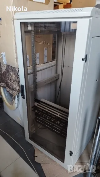 Комуникационен шкаф - Свободно стоящ рак шкаф 26U , снимка 1