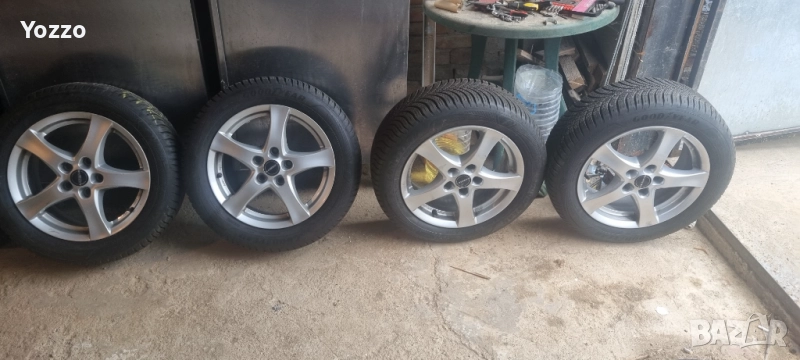 Джанти с гуми M+S Borbet 205 55 r16, снимка 1