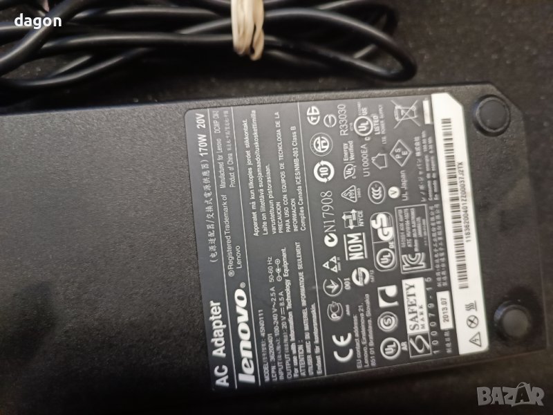 Адапер за Lenovo 45N0111 170W, снимка 1