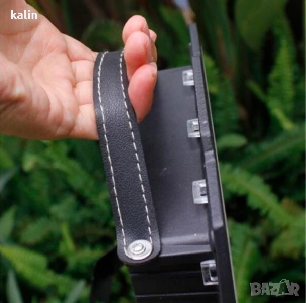 Мощен LED соларен прожектор с дистанционно, 300W, 236 LED, IP67 – Автономно осветление до 200 м², снимка 1