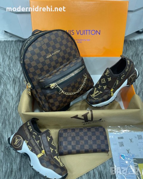 Дамска раница спортни обувки и портфейл Louis Vuitton код 153, снимка 1