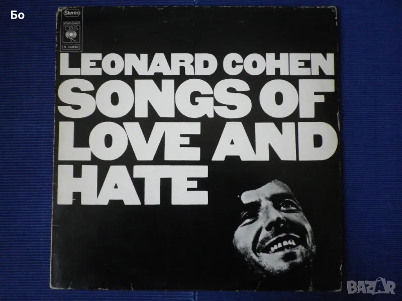 грамофонни плочи Leonard Cohen - Songs of love and hate'1971, снимка 1
