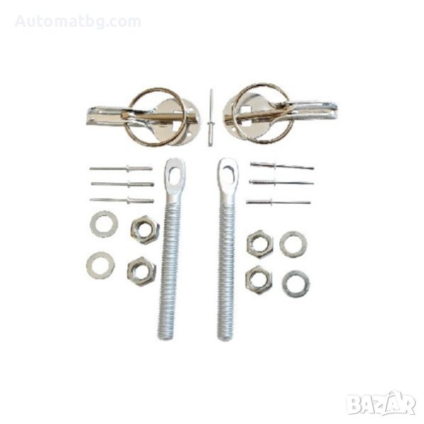 Куки за капак Automat, За заключване, Метални, 2бр, снимка 1