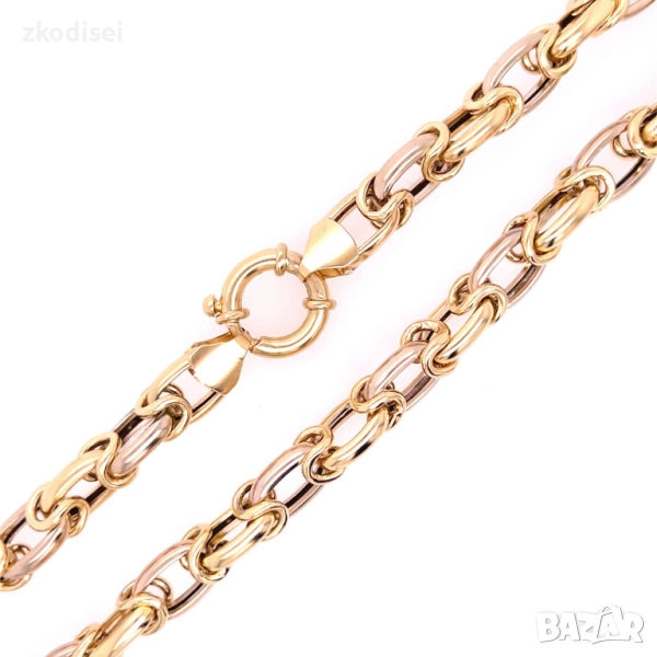 Златен синджир 45,45гр. 62,0см. 14кр. проба:585 модел:34881-1, снимка 1