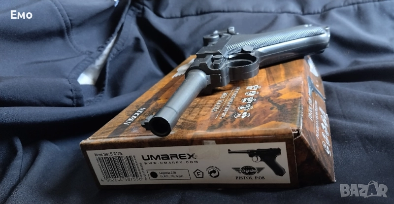 Въздушен пистолет P.08 Parabelum, снимка 1