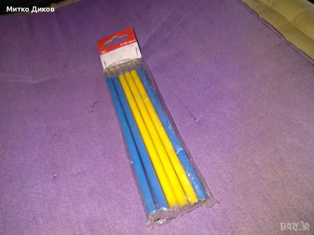 6 броя моливи нови, снимка 1