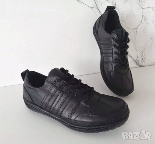 Габровски мъжки обувки от ЕСТЕСТВЕНА КОЖА модел 159 , снимка 2 - Ежедневни обувки - 30495638