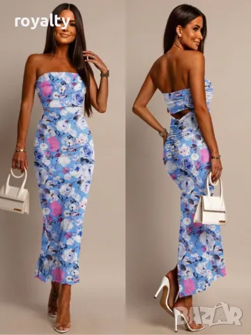 Стилна дамска рокля Различни цветове 