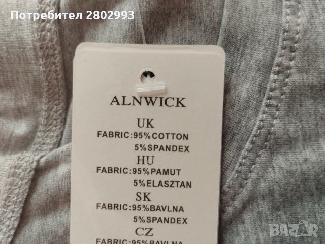Нова дамска тениска 3XL/4XL, 95% памук +5% еластан, снимка 2 - Тениски - 44321905