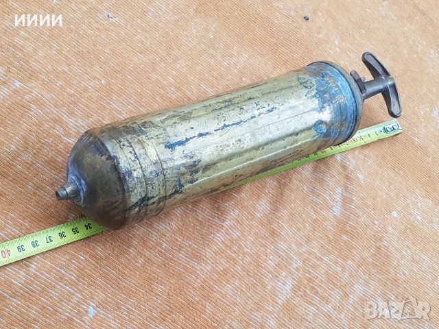 Бронзов пожарогасител, снимка 5 - Антикварни и старинни предмети - 53273916