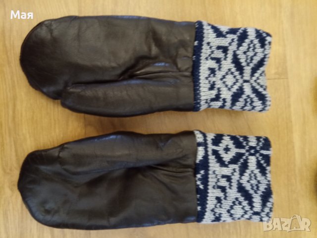 Домашни пантофи и ръкавици естествена кожа, снимка 9 - Ръкавици - 40052706