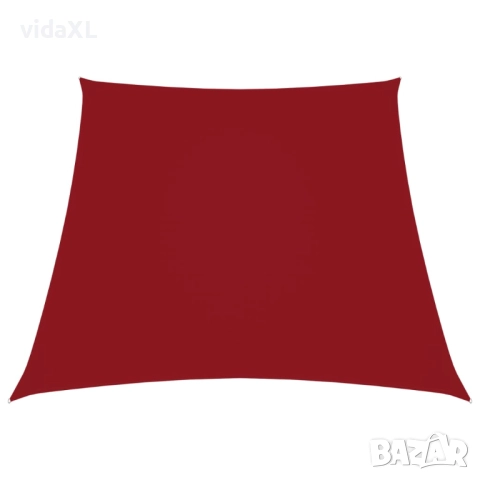 vidaXL Платно-сенник, Оксфорд текстил, трапец, 2/4x3 м, червено(SKU:135681), снимка 1