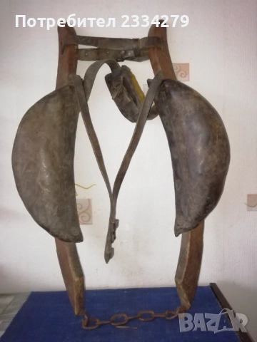 Хомути за теглене от магарета,коне,волове, различни модели и размери., снимка 11 - Антикварни и старинни предмети - 38310110