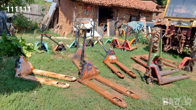 Палетна  количка работеща , снимка 10 - Индустриална техника - 37676133