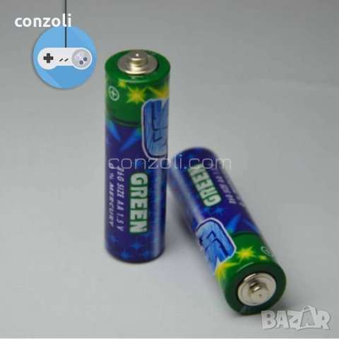 Батерии Sky Green Toply Green, R03 Комплект 40 броя в два размера, снимка 2 - Друга електроника - 29685348