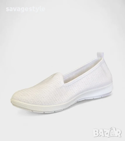 Дамски летни обувки пантофки в бяло , снимка 2 - Дамски ежедневни обувки - 51295814