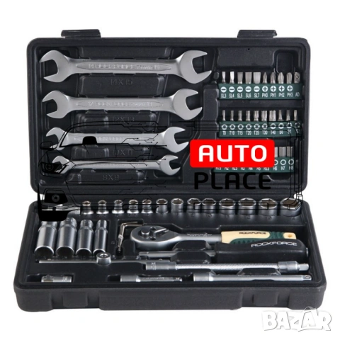 Гедоре 62 части 1/4“ 6-стенно RockForce, снимка 2 - Гедорета - 53935623