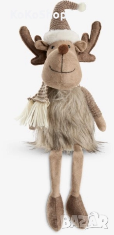 Коледен елен-40 см./Коледна украса/Коледна декорация, снимка 2 - Декорация за дома - 52100107
