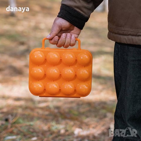 4532 Кутия за съхранение на яйца с дръжка, снимка 5 - Органайзери - 44479268