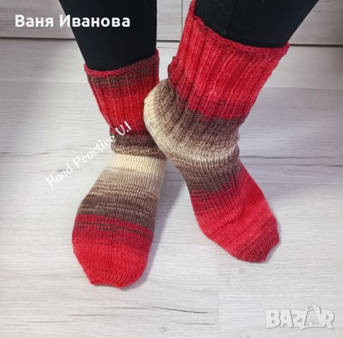 Плетени чорапи, снимка 9 - Дамски чорапи - 38142445