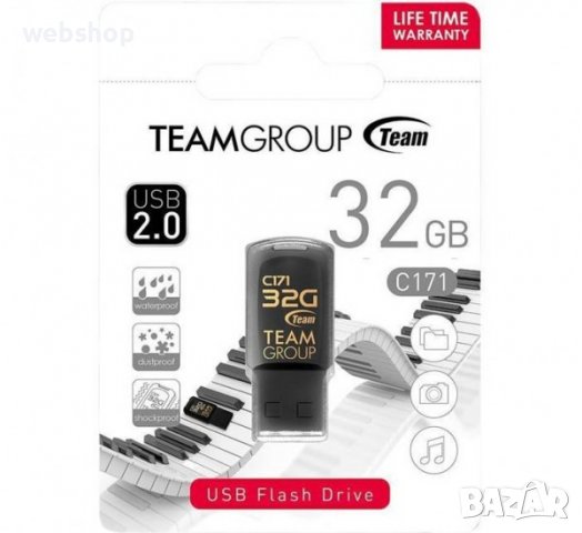 Флаш памет C171 TEAMGROUP преносима USB 2.0 32GB, снимка 2 - USB Flash памети - 37397336