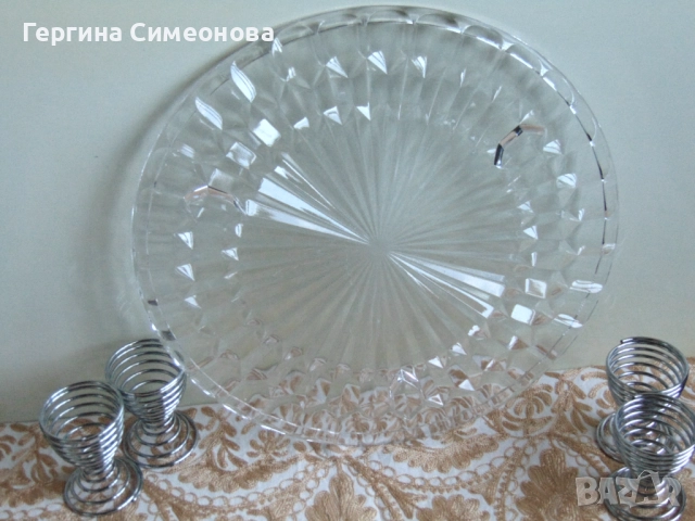 Поднос за торта, снимка 5 - Чинии - 52424435