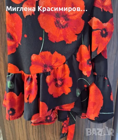 Рокля макове, снимка 2 - Рокли - 47497006