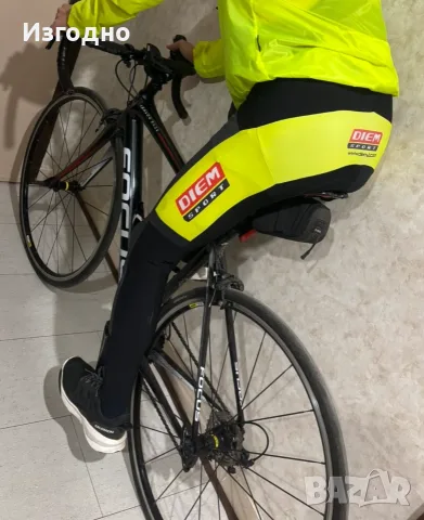 Зимен вело клин bib windstopper Diem Sport