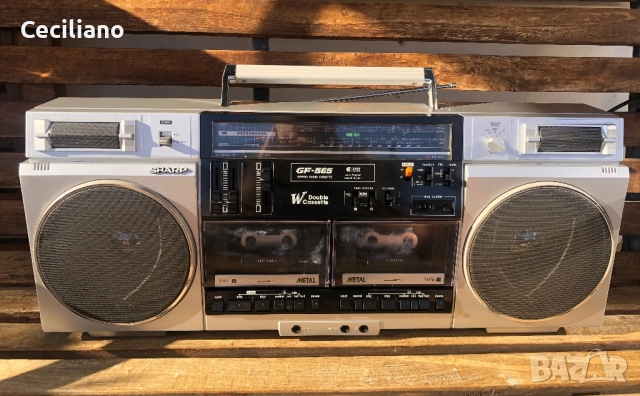 🎄SHARP GF 565H (45w) -радиокасетофон, снимка 6 - Радиокасетофони, транзистори - 52800191