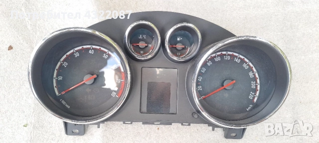 Километражно табло от Мерива Б / Meriva B 1.4 turbo 120к.с 2012г A14NEL 