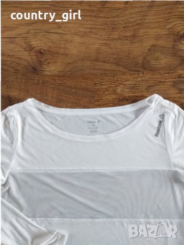 Reebok D COVERUP TEE - страхотна дамска блуза КАТО НОВА, снимка 5 - Спортни екипи - 30578854