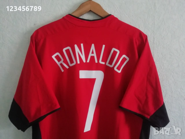Manchester United Ronaldo Nike 2003/2004 оригинална тениска фланелка Роналдо Манчестър Юнайтед екип , снимка 3 - Тениски - 53974833