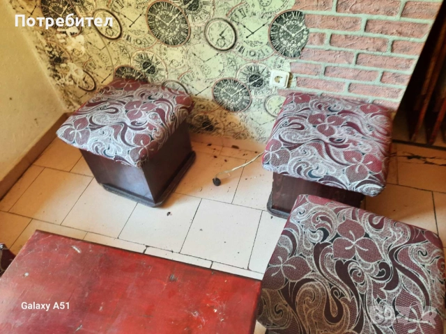 Мека мебел с две холни маси, снимка 4 - Дивани и мека мебел - 51681799