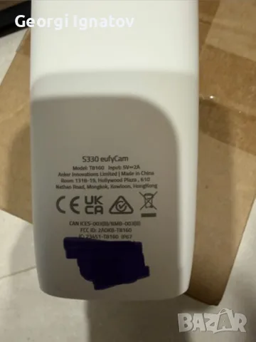 Камера eufyCam S330 model tb160, снимка 5 - Аналогови камери - 56535607