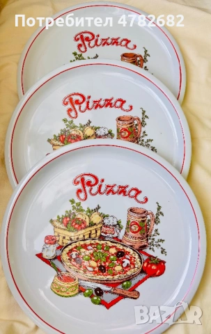 Чинии за пица, снимка 2 - Чинии - 54032106