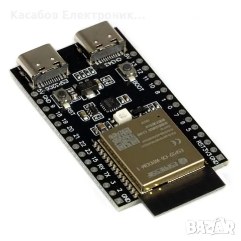 ESP32-C6 WROOM-1 DevKitC-1-N4 Микроконтролер WiFi 6 Bluetooth 5.0 ZigBee Led RGB USB-C, снимка 2 - Друга електроника - 47913645