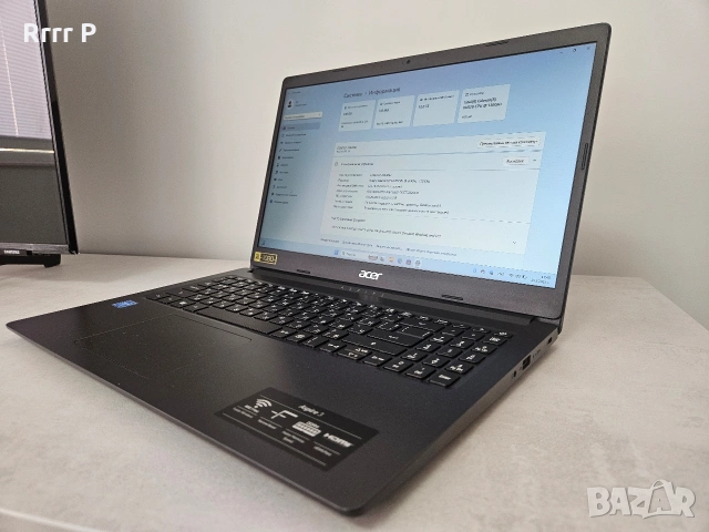 Лаптоп Acer Aspire 3 15.6 FULL HD 12GB RAM 256GB SSD, снимка 7 - Лаптопи за работа - 53139866