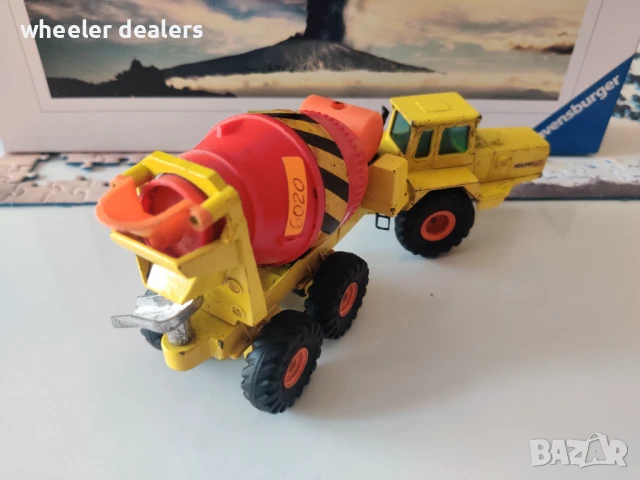 Метална количка Corgi Volvo BM 860 TC Rapier Concrete Mixer, снимка 4 - Колекции - 50835320