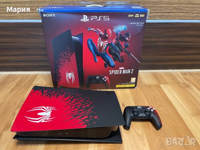 PS5 PlayStation 5 Spiderman limited edition с над 30 игри и в гаранция, снимка 1 - PlayStation конзоли - 44434362