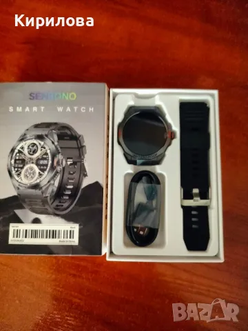 Нов мъжки смарт часовник SENBONO-60лв , снимка 2 - Смарт гривни - 49054829