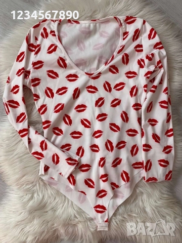 Боди на целувки Ново, снимка 3 - Корсети, бюстиета, топове - 52672389