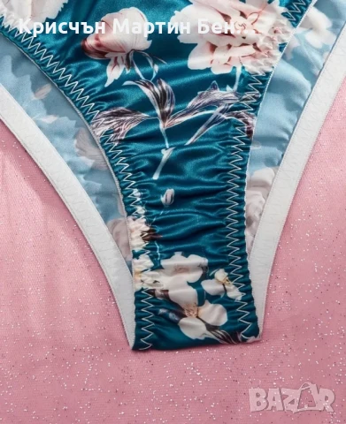 Сатен Бикина а странични коланчета , снимка 3 - Бельо - 48900307