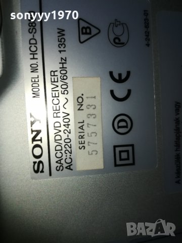 sony hcd-s880 dvd receiver 0701211934, снимка 15 - Ресийвъри, усилватели, смесителни пултове - 31344599