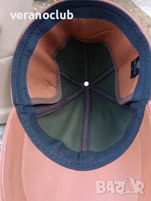 Зимна мъжка кафява естествена кожена шапка Натурал, снимка 8 - Шапки - 35132865