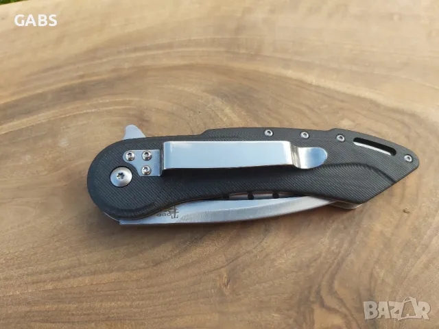 Дизайнерски сгъваем нож Todd Begg, снимка 4 - Ножове - 49872962